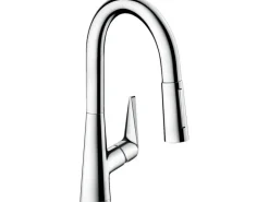 Hansgrohe Einhebel-Küchenmischer mit Ausziehbrause M5116-H160 Chrom