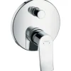 Hansgrohe Einhebel-Wannenmischer Metris Unterputz Chrom