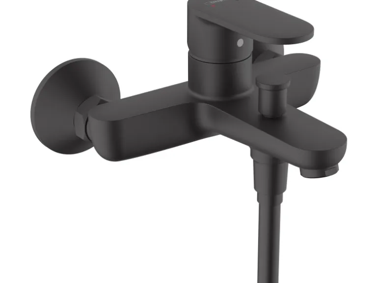 Hansgrohe Einhebel-Wannenmischer Vernis Blend Aufputz Matt Black