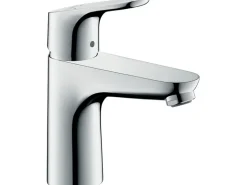 Hansgrohe Einhebel-Waschbeckenarmatur Focus 100 mm mit Zugstangen-Ablaufg. Chrom