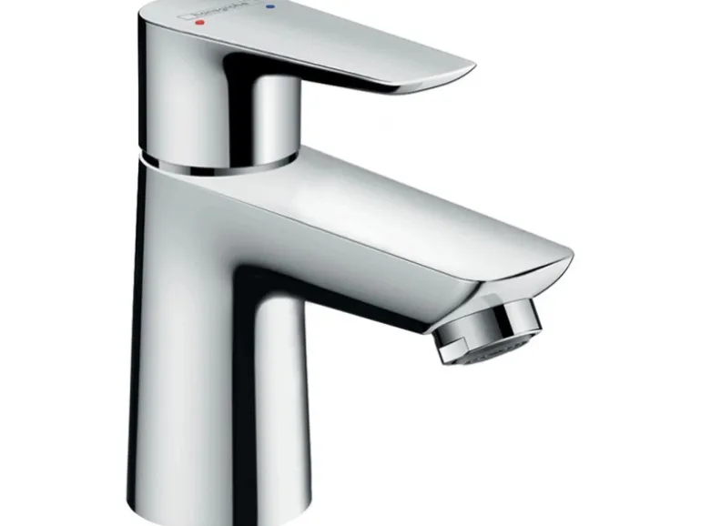 Hansgrohe Einhebel-Waschbeckenarmatur Talis E 80mm mit Zugstangen-Ablaufgarnitur