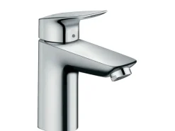 Hansgrohe Einhebel-Waschbeckenarmatur Logis 100 mm mit Zugstangen-Ablaufg. Chrom