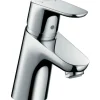 Hansgrohe Einhebel-Waschbeckenarmatur Focus 70 mm mit Push-Open Ablaufgarnitur