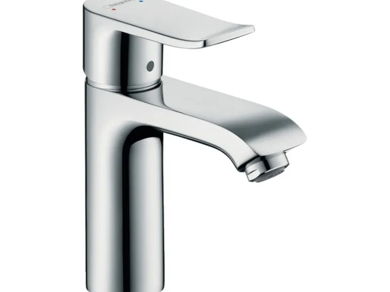 Hansgrohe Einhebel-Waschtischmischer Metris 110 m. Zugstangen-Ablaufgarnitur Chr