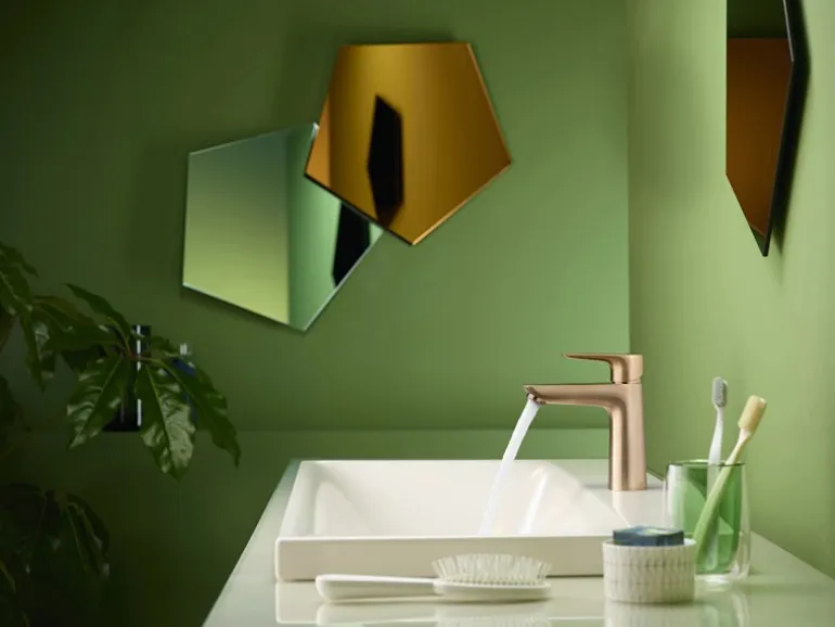 Hansgrohe Einhebel-Waschtischmischer Talis E 110 CoolStart Bronze