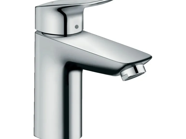 Hansgrohe Einhebel-Waschtischarmatur Logis 100 mit Metall Zugstangen-Ablaufgar.