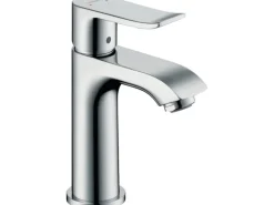 Hansgrohe Einhebel-Waschtischmischer Metris 100 m. Zugstangen-Ablaufgarnitur Chr