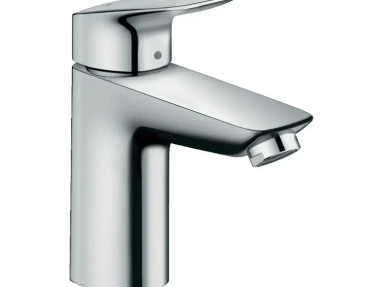 Hansgrohe Einhebel-Waschtischarmatur Logis 100 m. Push-Open Ablaufgarnitur Chrom