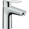 Hansgrohe Einhebel-Waschtischarmatur Logis E 100 mm Chrom mit Zugstangen-Ablauf