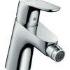 Hansgrohe Focus Einhebel-Bidetmischer mit Zugstangen-Ablaufgarnitur Chrom