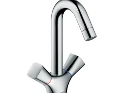 Hansgrohe 2-Griff Waschtischarmatur Logis 150 ohne Ablaufgarnitur Chrom
