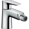 Hansgrohe Talis E Einhebel-Bidetmischer mit Push-Open Ablaufgarnitur Chrom