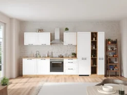 Held Küchen Hängeschrank Kempten 60 cm Weiß/Wotan