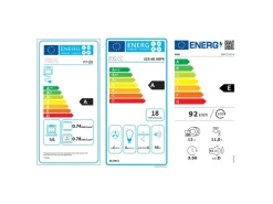 Held Küchen Küchenzeile Gera 300 cm Weiß/Beton mit E-Geräten Induktion