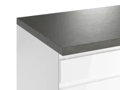 Held Küchen Kochfeldumschrank Gera 60 cm Weiß/Beton