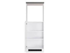 Held Küchen Ofen-Umbauschrank Gera 60 cm Weiß/Beton