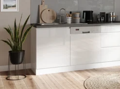 Held Küchen Spülenschrank Gera 120 cm Weiß/Beton