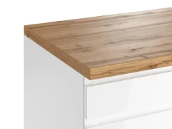 Held Küchen Unterschrank Gera 120 cm Weiß/Wotan