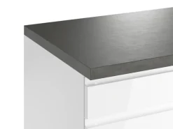 Held Küchen Unterschrank Gera 180 cm Weiß/Beton