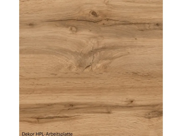 Held Küchen Winkelküche Kempten 300 cm mit E-Geräten Wotan/Weiß