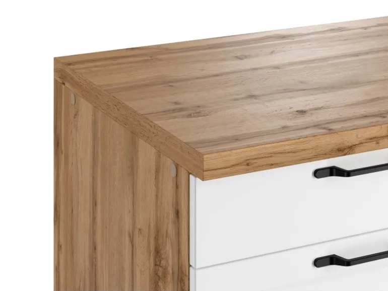 Held Küchen Winkelküche Kempten 240 cm mit E-Geräten Wotan/Weiß