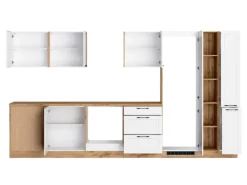 Held Küchen Winkelküche Kempten 360 cm ohne E-Geräte Wotan/Weiß
