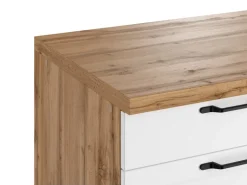 Held Küchen Winkelküche Kempten 300 cm ohne E-Geräte Wotan/Weiß