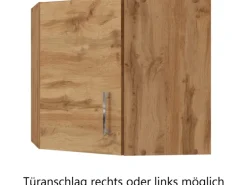 Held Möbel Küchen-Eck-Hängeschrank Sorrento BxHxT 60x57x60cm WotanEiche