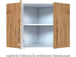 Held Möbel Küchen-Eck-Hängeschrank Sorrento BxHxT 60x57x60cm WotanEiche