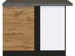Held Möbel Küchen-Eck-Unterschrank Sorrento 110x85x60cm Tür + EL-B. Wotan.-Graf.