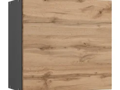 Held Möbel Küchen-Hängeschrank Turin 60 cm Wotaneiche/Graphit