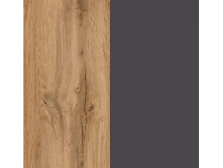 Held Möbel Küchen-Hängeschrank Turin 60 cm Wotaneiche/Graphit