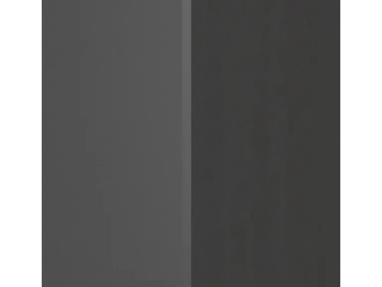 Held Möbel Küchen-Küchen-Eck-Hängeschrank Mailand 60cm Hochglanz Graphit/Graphit