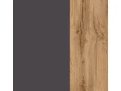 Held Möbel Küchen-Kühlschr.umbau Sorrento 60x200x60cm Nische Anthra.-WotanEiche