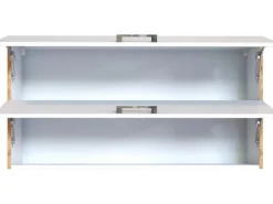 Held Möbel Küchen-Klapphängeschrank Sorrento BxHxT 110x 57x 34cm Weiß-Wotaneiche