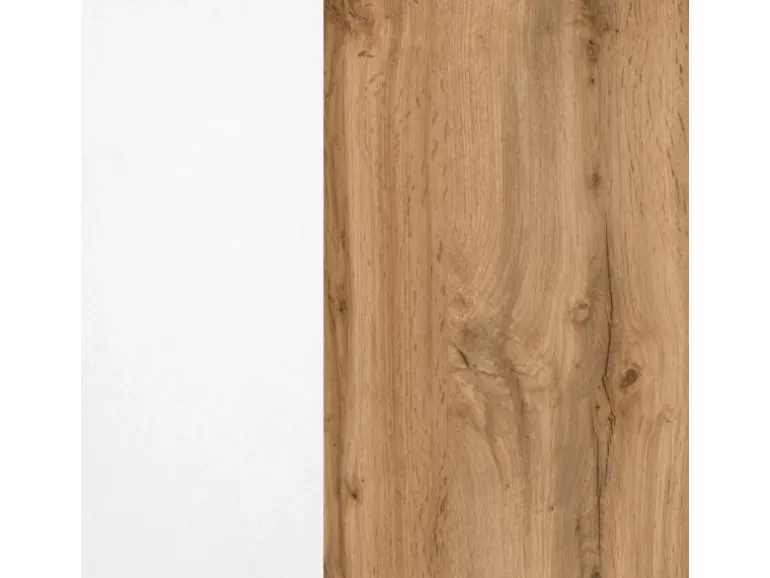 Held Möbel Küchen-Klapphängeschrank Sorrento BxHxT 110x 57x 34cm Weiß-Wotaneiche