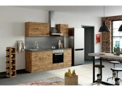 Held Möbel Küchen-Klapphängeschrank Sorrento 100x57x34cm WotanEiche-WotanEiche