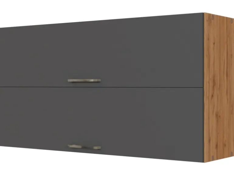 Held Möbel Küchen-Klapphängeschrank Sorrento B110xH57xT34cm Anthra.-WotanEiche