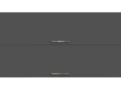 Held Möbel Küchen-Klapphängeschrank Sorrento B110xH57xT34cm Anthra.-WotanEiche