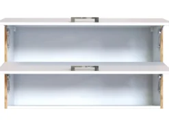 Held Möbel Küchen-Klapphängeschrank Sorrento BxHxT 100x 57x 34cm Weiß-Wotaneiche