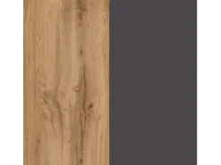 Held Möbel Küchen-OfenKüchen-Umbauschrank Turin 60 cm Graphit/Wotaneiche