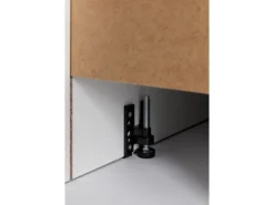 Held Möbel Küchen-OfenKüchen-Umbauschrank Turin 60 cm Graphit/Wotaneiche