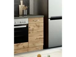 Held Möbel Küchen-Unterschrank Sorrento 50x85x60cm 1 Auszug WotanEiche