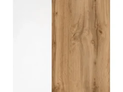 Held Möbel Küchenzeile 330 cm Matt Weiß-Wotaneiche