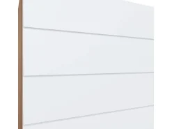 Held Möbel Küchenzeile 240 cm Matt Weiß-Wotaneiche ohne E-Geräte