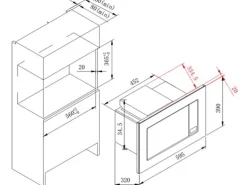 Held Möbel Küchenzeile Mailand 330 cm Grau Hochglanz-Grau Matt ohne E-Geräte