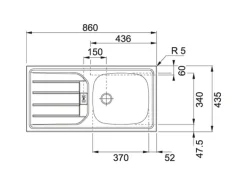 Held Möbel Küchenzeile Mailand 300 cm Weiß Hochglanz-Weiß Matt ohne E-Geräte