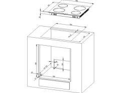Held Möbel Küchenzeile Mailand 270 cm Weiß Hochglanz-Weiß Matt mit E-Geräten