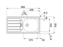 Held Möbel Küchenzeile Mailand 300 cm Grau Hochglanz-Grau Matt ohne E-Geräte
