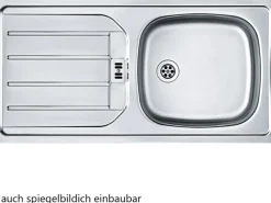 Held Möbel Küchenzeile Sorrento 210/ 270 cm  Anthrazit-Wotaneiche Winkel